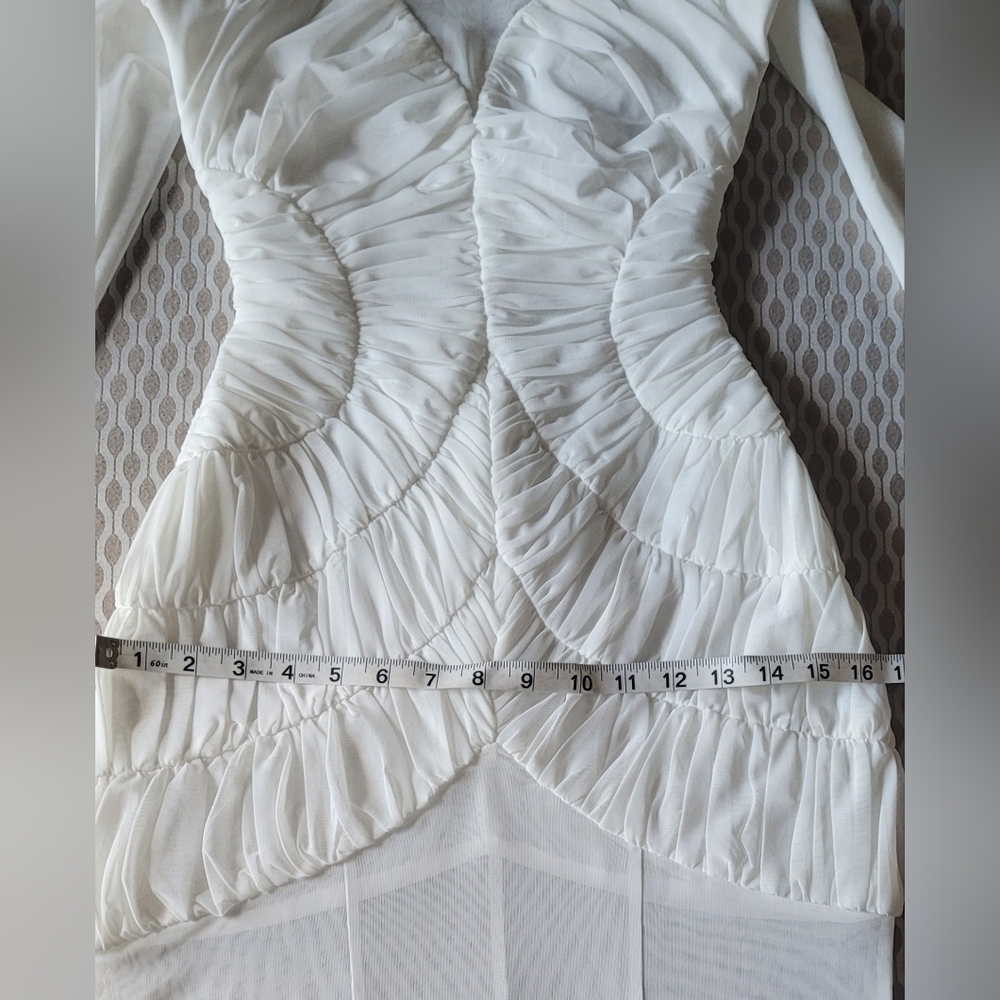 Anthropologie Maxi Dress. Misha Ivory Talitha Evening. Sz Small NWT. - Picture 8 of 16